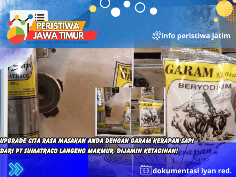 Upgrade Cita Rasa Masakan Anda dengan Garam Kerapan Sapi dari PT Sumatraco Langeng Makmur: Dijamin Ketagihan!