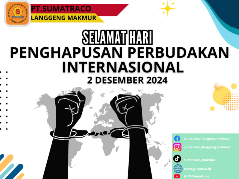 Sumatraco: Dari Garam ke Kemanusiaan, Peringati Hari Penghapusan Perbudakan Internasional