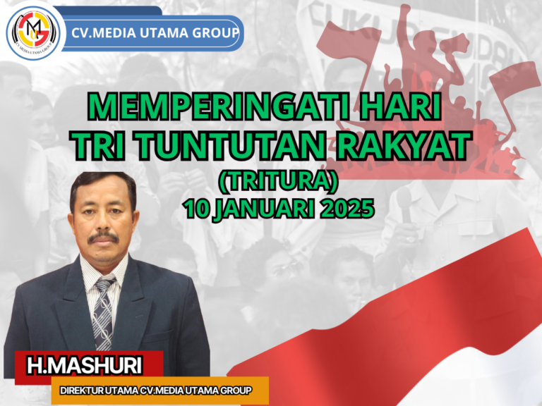 CV. Media Utama Group Bangun Kesadaran Sejarah Lewat Peringatan Hari Tritura 10 Januari