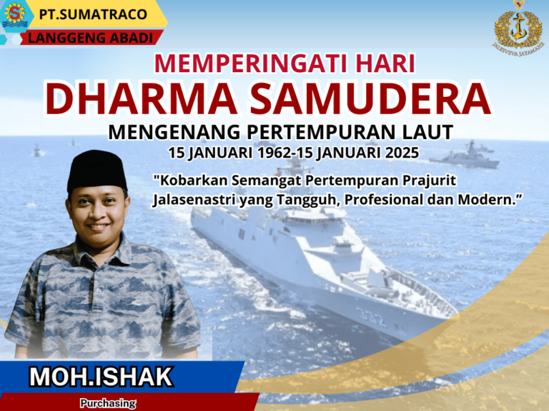 Selamat Hari Dharma Samudera, PT. Sumatraco Langgeng Abadi Tegaskan Komitmen Pada Laut