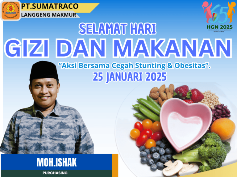 PT. Sumatraco Langgeng Makmur Berikan Edukasi Seputar Gizi Seimbang dalam Peringatan Hari Gizi