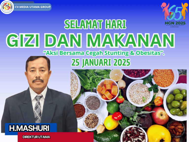 CV. Media Utama Group Dukung Hari Gizi dan Makanan dengan Inovasi Produk Garam Berkualitas