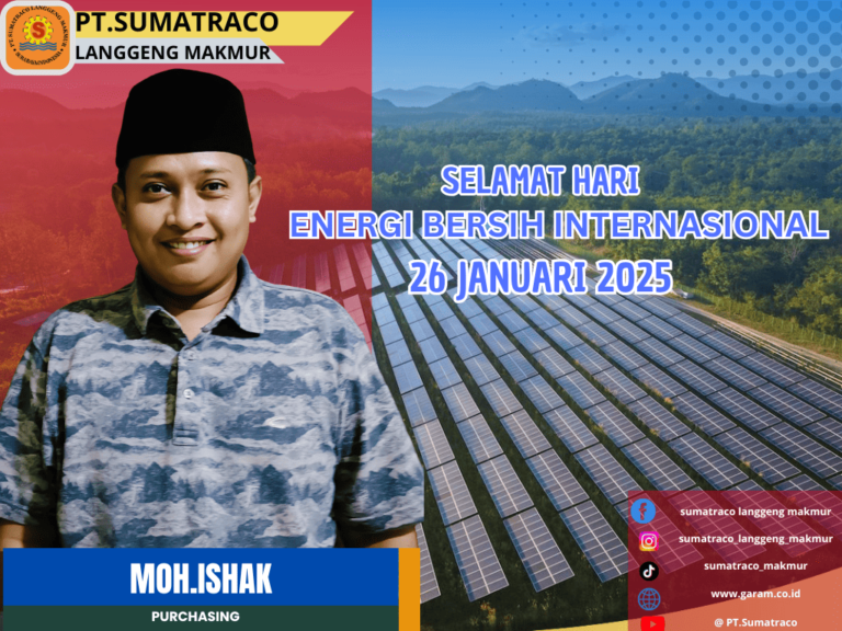 PT. Sumataco Langgeng Makmur: Menyambut Hari Energi Bersih Internasional dengan Langkah Positif