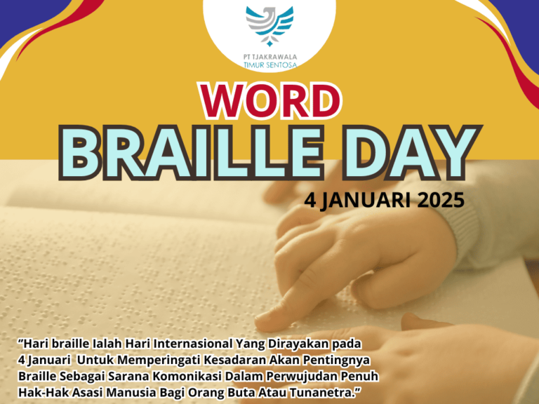 Melalui Hari Braille Sedunia, PT Tjakrawala Timor Sentosa Mengedukasi Masyarakat Tentang Braille