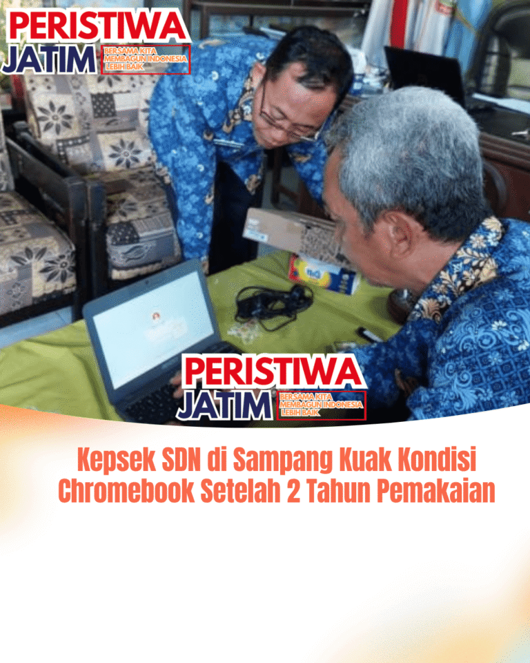 Kepsek SDN di Sampang Kuak Kondisi Chromebook Setelah 2 Tahun Pemakaian