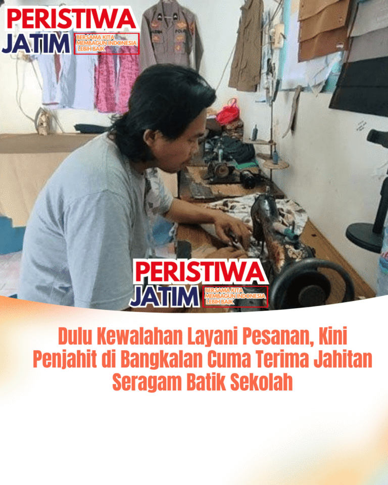Dulu Kewalahan Layani Pesanan, Kini Penjahit di Bangkalan Cuma Terima Jahitan Seragam Batik Sekolah