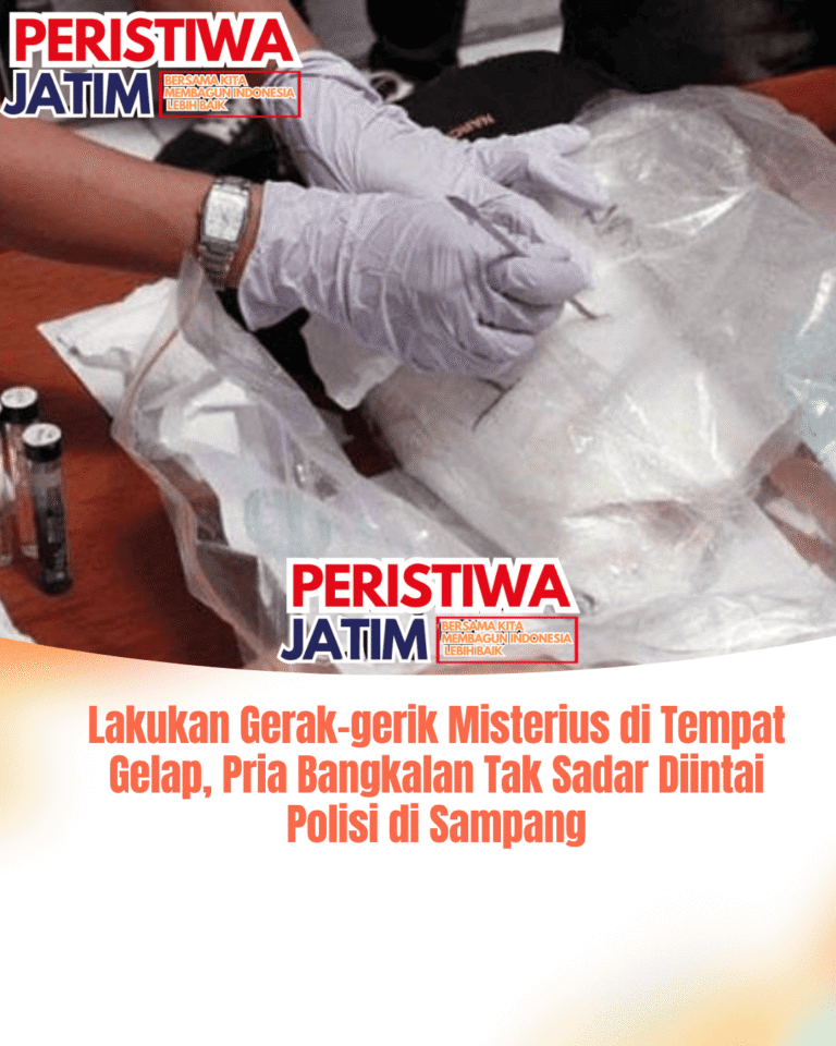 Lakukan Gerak-gerik Misterius di Tempat Gelap, Pria Bangkalan Tak Sadar Diintai Polisi di Sampang
