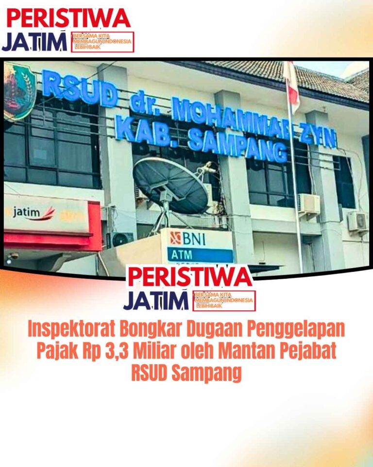Inspektorat Bongkar Dugaan Penggelapan Pajak Rp 3,3 Miliar oleh Mantan Pejabat RSUD Sampang