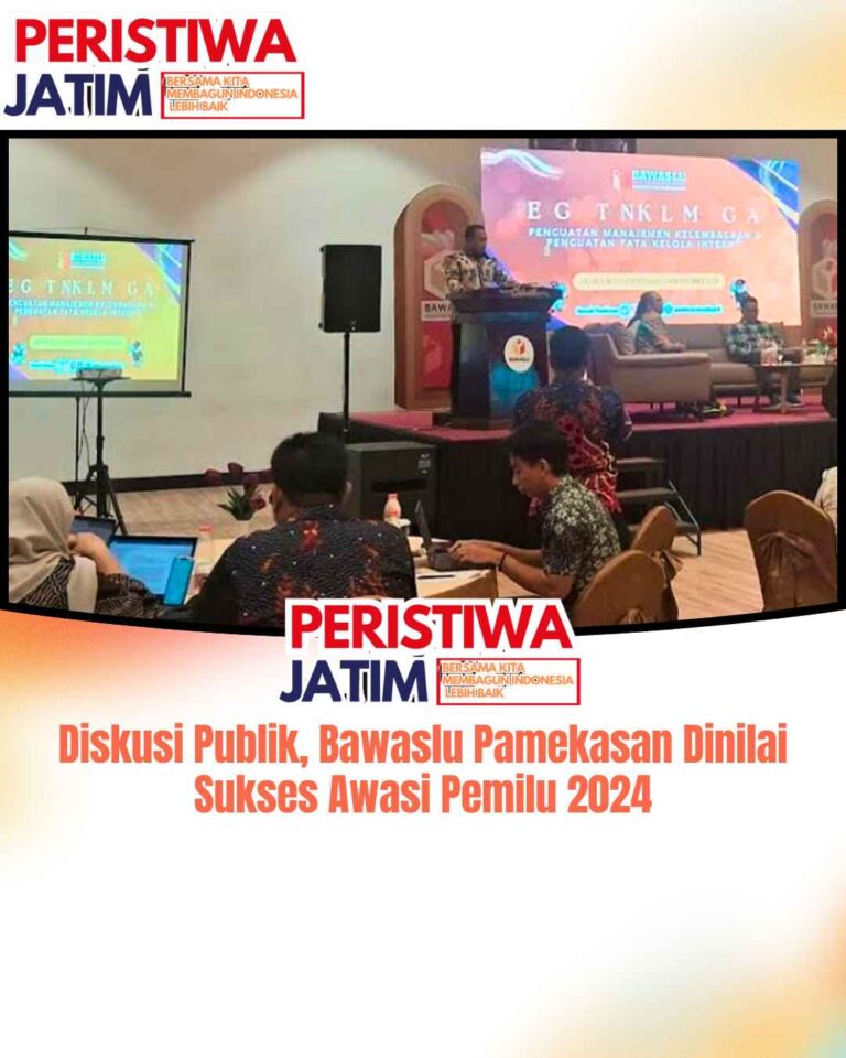 Diskusi Publik, Bawaslu Pamekasan Dinilai Sukses Awasi Pemilu 2024