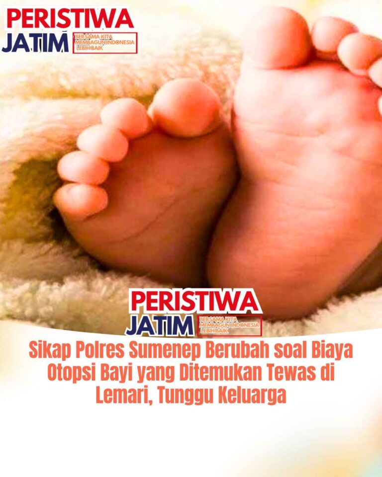 Sikap Polres Sumenep Berubah soal Biaya Otopsi Bayi yang Ditemukan Tewas di Lemari, Tunggu Keluarga
