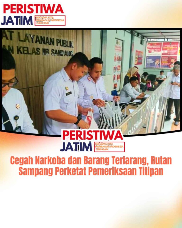 Cegah Narkoba dan Barang Terlarang, Rutan Sampang Perketat Pemeriksaan Titipan
