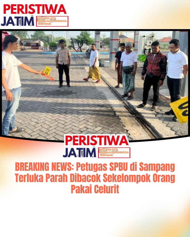 BREAKING NEWS: Petugas SPBU di Sampang Terluka Parah Dibacok Sekelompok Orang Pakai Celurit