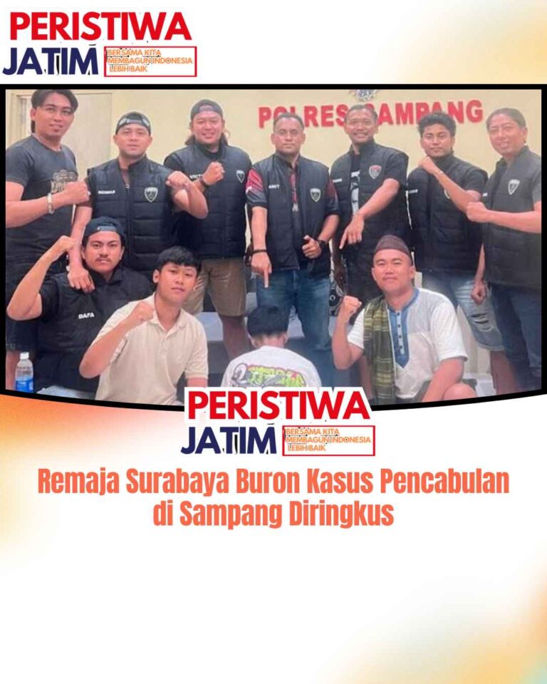 Remaja Surabaya Buron Kasus Pencabulan di Sampang Diringkus