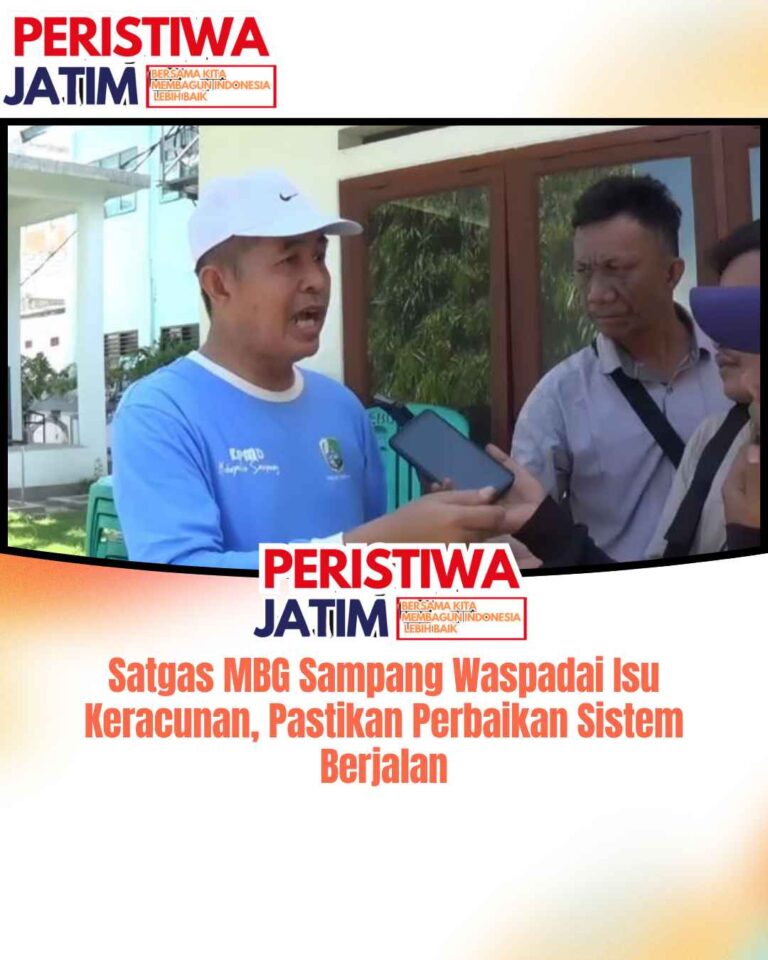Satgas MBG Sampang Waspadai Isu Keracunan, Pastikan Perbaikan Sistem Berjalan