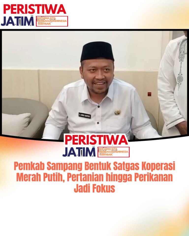 Pemkab Sampang Bentuk Satgas Koperasi Merah Putih, Pertanian hingga Perikanan Jadi Fokus
