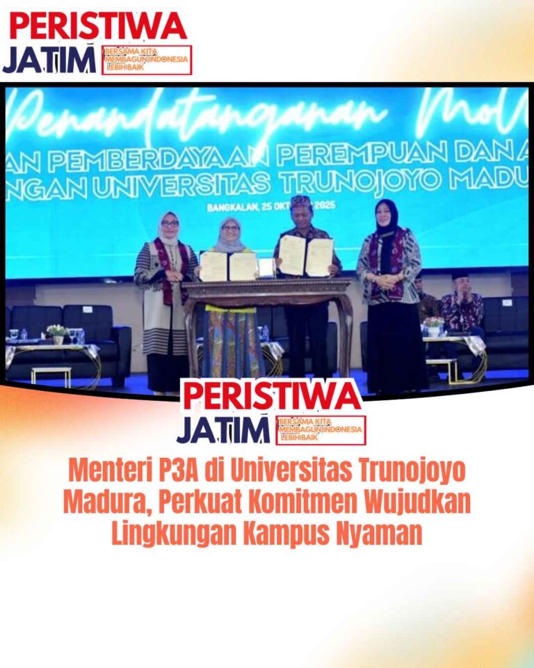 Menteri P3A di Universitas Trunojoyo Madura, Perkuat Komitmen Wujudkan Lingkungan Kampus Nyaman