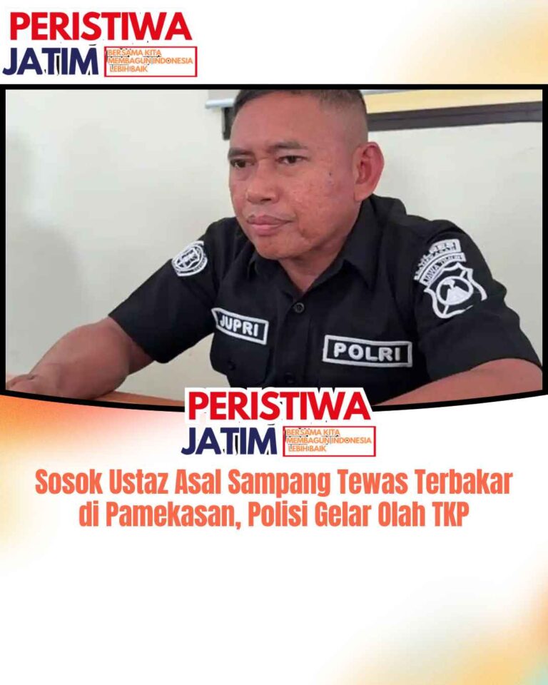 Sosok Ustad Asal Sampang Tewas Terbakar di Pamekasan, Polisi Gelar Olah TKP