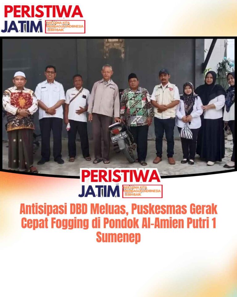 Antisipasi DBD Meluas, Puskesmas Gerak Cepat Fogging di Pondok Al-Amien Putri 1 Sumenep
