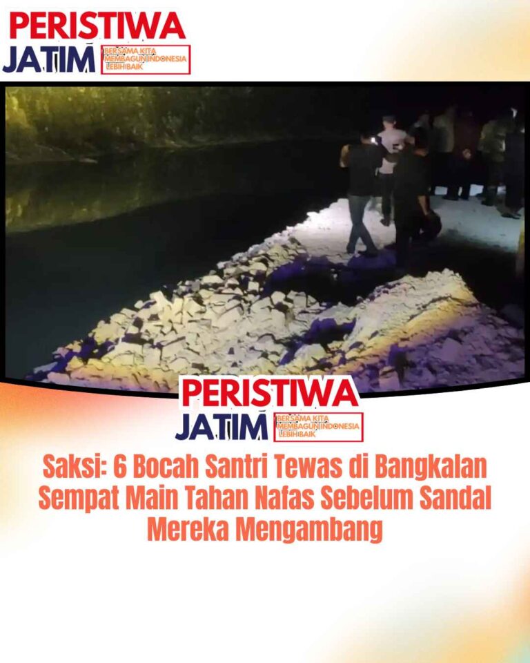 Saksi: 6 Bocah Santri Tewas di Bangkalan Sempat Main Tahan Nafas Sebelum Sandal Mereka Mengambang