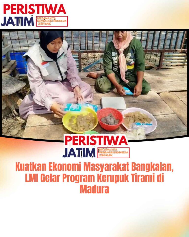 Kuatkan Ekonomi Masyarakat Bangkalan, LMI Gelar Program Kerupuk Tirami di Madura
