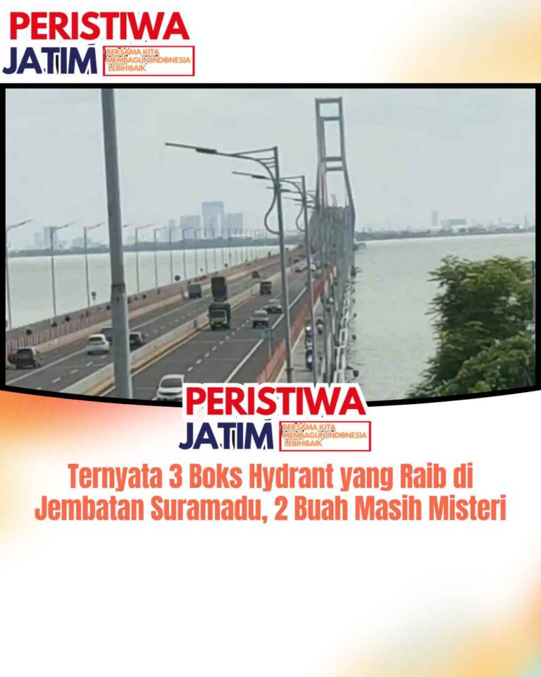Ternyata 3 Boks Hydrant yang Raib di Jembatan Suramadu, 2 Buah Masih Misteri