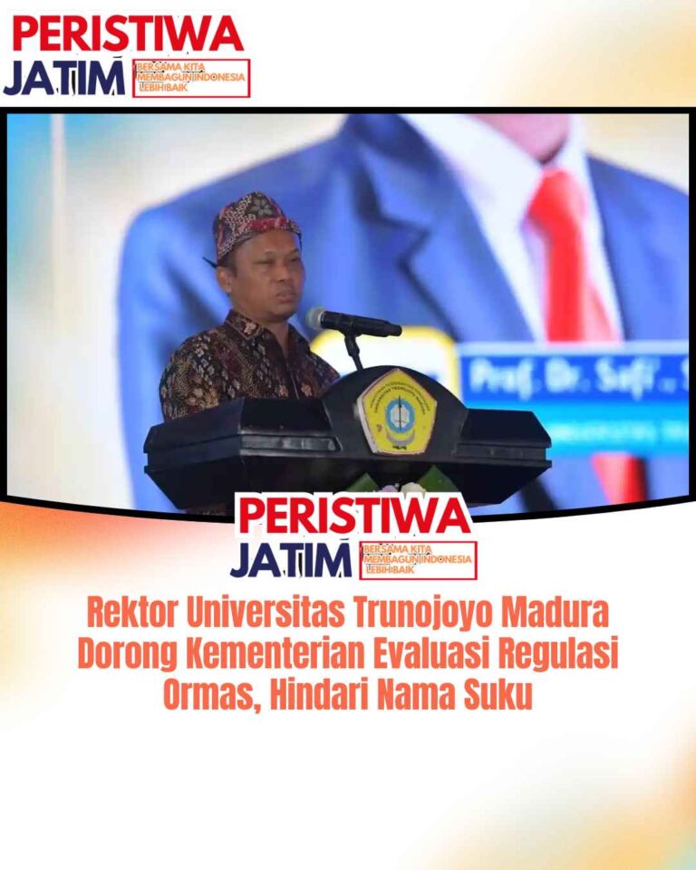 Rektor Universitas Trunojoyo Madura Dorong Kementerian Evaluasi Regulasi Ormas, Hindari Nama Suku