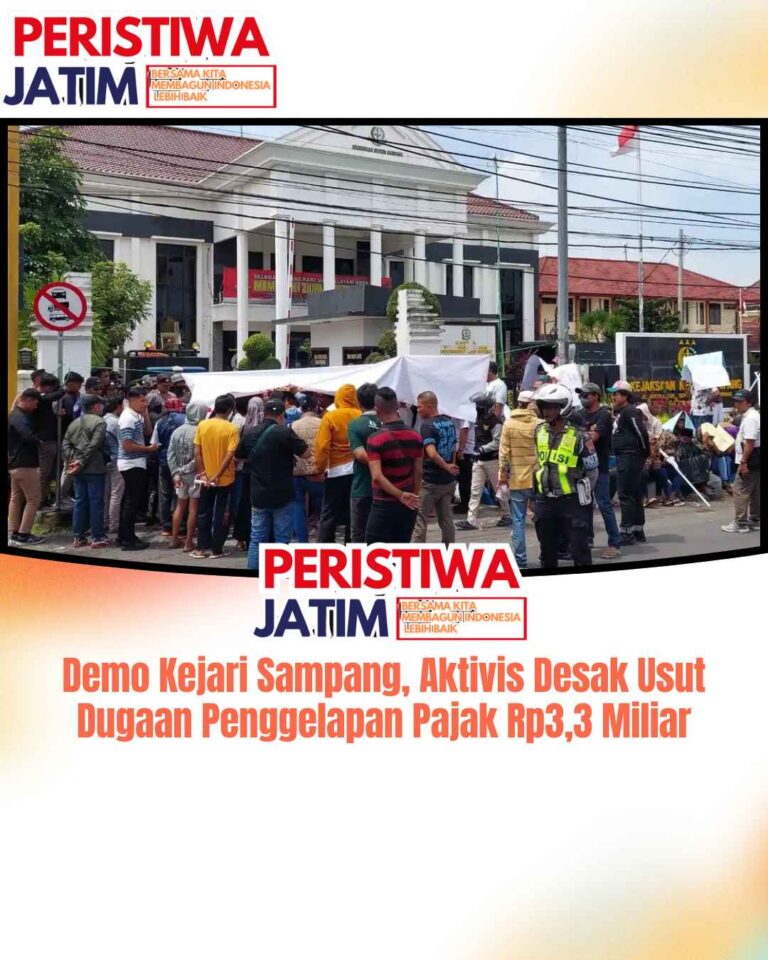 Demo Kejari Sampang, Aktivis Desak Usut Dugaan Penggelapan Pajak Rp3,3 Miliar