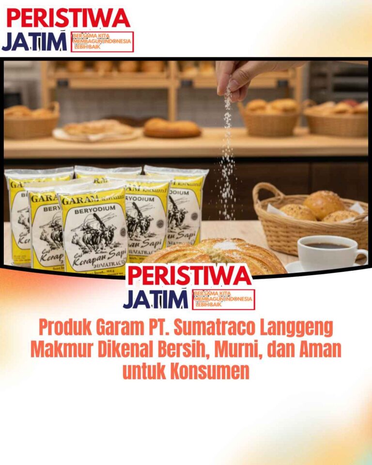 Produk Garam PT. Sumatraco Langgeng Makmur Dikenal Bersih, Murni, dan Aman untuk Konsumen