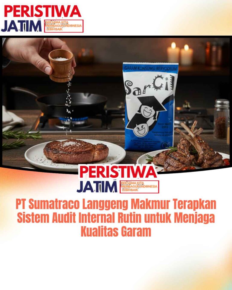 PT Sumatraco Langgeng Makmur Terapkan Sistem Audit Internal Rutin untuk Menjaga Kualitas Garam