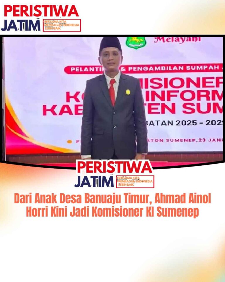 Dari Anak Desa Banuaju Timur, Ahmad Ainol Horri Kini Jadi Komisioner KI Sumenep