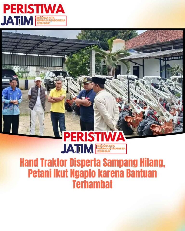 Hand Traktor Disperta Sampang Hilang,  Petani Ikut Ngaplo karena Bantuan Terhambat