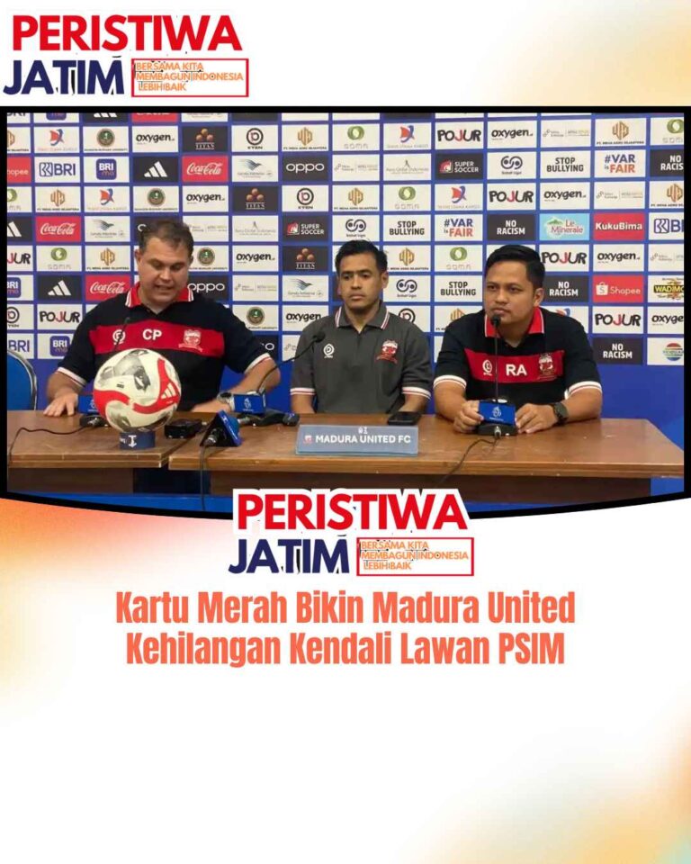 Kartu Merah Bikin Madura United Kehilangan Kendali Lawan PSIM