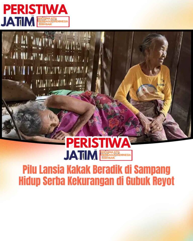 Pilu Lansia Kakak Beradik di Sampang Hidup Serba Kekurangan di Gubuk Reyot