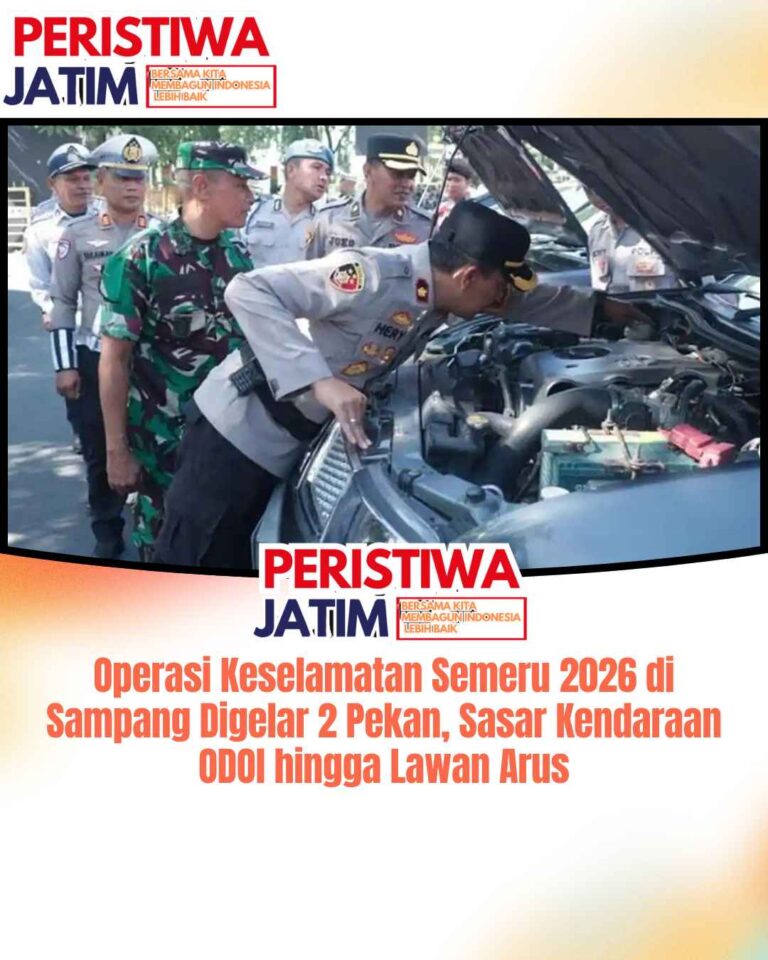 Operasi Keselamatan Semeru 2026 di Sampang Digelar 2 Pekan, Sasar Kendaraan ODOl hingga Lawan Arus
